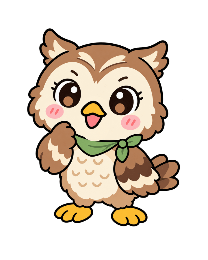 ひたむきフクロウ